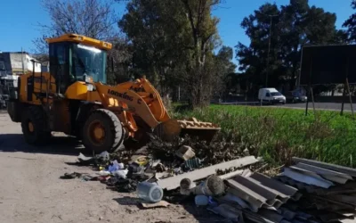 Trabajos de limpieza en el distrito