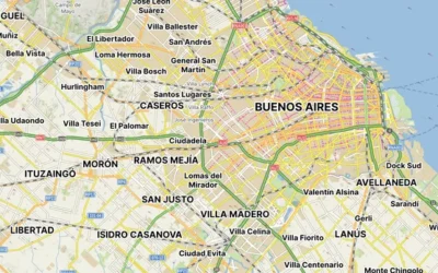 Mapa de la ciclogénesis en el AMBA: a qué hora lloverá más fuerte y cuándo llegarán las ráfagas de 74 km/h