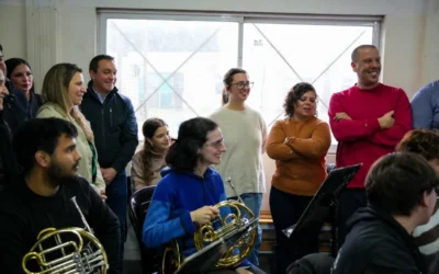 Ensayo rumbo al próximo concierto de la Orquesta Sinfónica Municipal