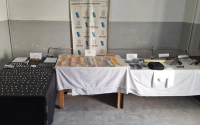 La Policía detectó venta de drogas en la vía pública y secuestró armas en San Jorge