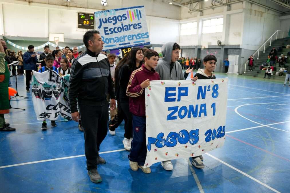 El Polideportivo Municipal “La Patriada” fue sede de los Juegos Escolares Bonaerenses 2025