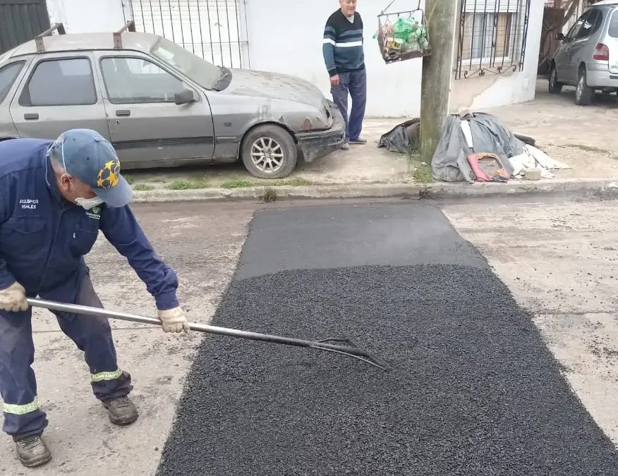 Labores en la red vial y desagües del distrito