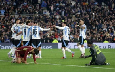 Con una actuación estelar de Messi, la Selección Argentina goleo 3-0 a Venezuela en las eliminatorias