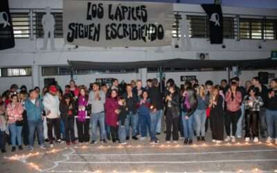 A 49 años de la  Noche de los Lápices se hizo un acto en la Plaza de la Democracia en el Cruce Varela