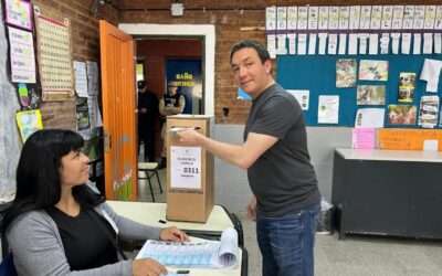 Elecciones Legislativas Nacionales 2025: Andrés Watson emitió su voto