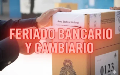 El BCRA oficializó feriados bancarios y cambiarios y habrá 96 horas sin venta de dólares tras las elecciones