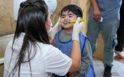 Semana de la salud bucal en Villa Aurora: Sonrisas sanas, infancias felices