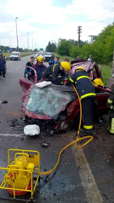 Tragedia en la Ruta 36: Un muerto y un herido grave tras un violento choque