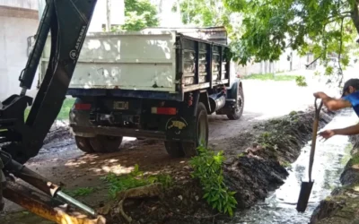 El Municipio efectuó tareas preventivas por las lluvias