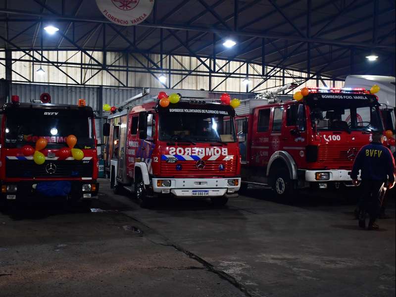 Reprograman los festejos por el aniversario de los Bomberos Voluntarios de Florencio Varela