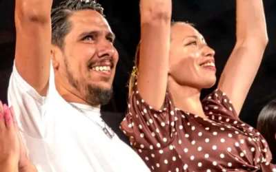 El bailarín varelense Adrián Giménez en el Festival de Cosquín