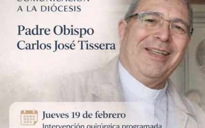 peran al Obispo Carlos Tissera por lesión cutánea