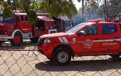 Incendio en un club infantil en Bosques