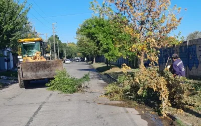 Limpieza en las principales arterias vehiculares del distrito