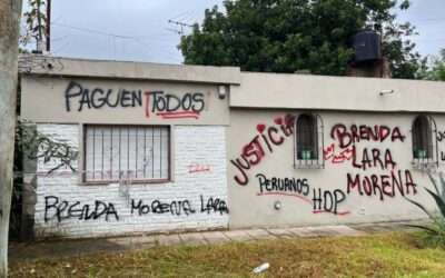 VIDEO. Triple crimen narco en Florencio Varela: Aparecieron pintadas en la “casa del horror “