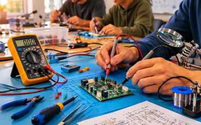 Taller gratuito de electrónica en Pista de Trote