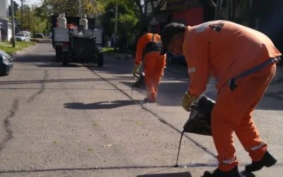 Labores para el sostenimiento de la red vial en Varela