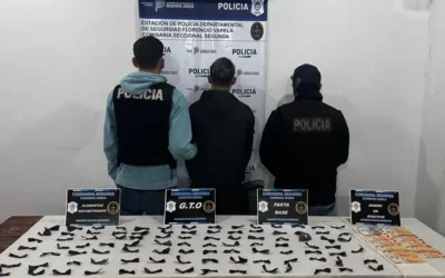 Villa Argentina: Huyó de la Policía y fue detenido con más de 90 envoltorios de pasta base