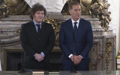 Juró Santilli en la Rosada como nuevo Jefe de Gabinete