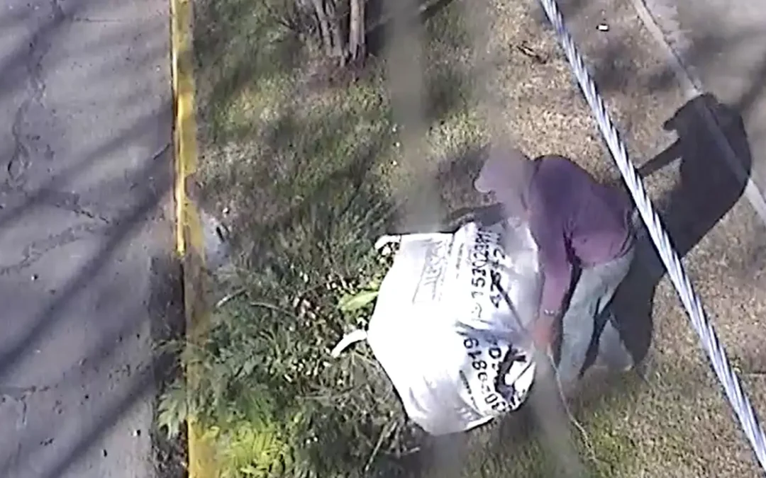 Multaron a un vecino por arrojo de basura en la vía pública en la zona céntrica de Florencio Varela
