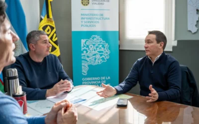 Andrés Watson en reunión con autoridades provinciales por obras viales en Florencio Varela