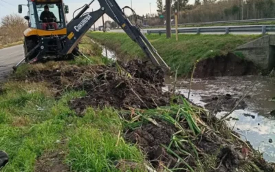 El Municipio intensificó operativos para prevenir anegamientos