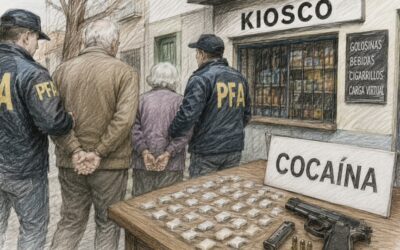 Jubinarcos: detuvieron a una pareja de 80 años que vendía cocaína desde un kiosco en Mar del Plata