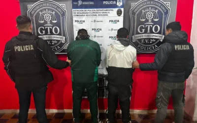 Allanamientos y captura de dos hombres por entraderas en San Nicolás