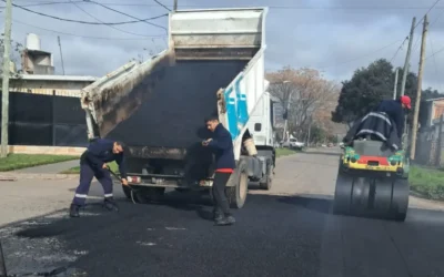 Labores en la red vial y el entorno urbano de Florencio Varela