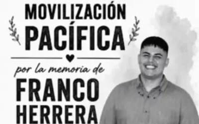 Familiares y vecinos de Franco Herrera asesinado por ataque narco movilizados para pedir justicia en Florencio Varela
