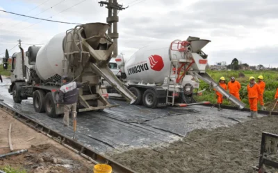 Se reactivó la pavimentación de la avenida Cariboni en Florencio Varela