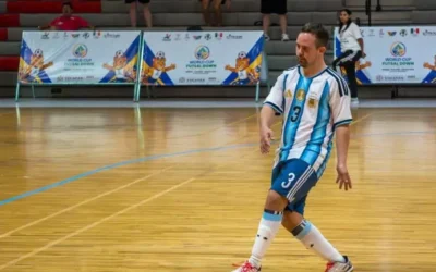 De Florencio Varela al mundo: Ignacio Bértoli se colgó la medalla de plata en el Mundial de Futsal Down en México
