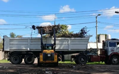 Limpieza en puntos estratégicos del distrito