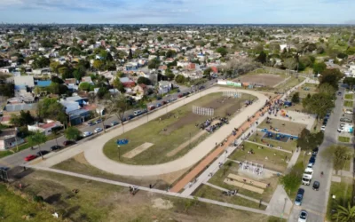 Inauguraron nueva pista de atletismo en Florencio Varela
