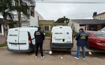 VIDEO. Desbarataron una base de ambulancias truchas en Villa Vatteone
