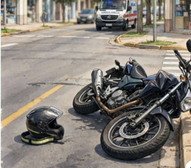 Iba en moto por Florencio Varela, lo chocó un auto en contramano y la Justicia lo indemnizó con $9 millones