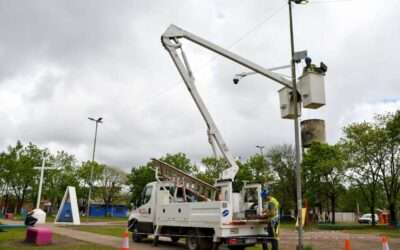 Sumaron cámaras de seguridad en la plaza de Ricardo Rojas