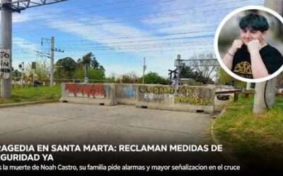 Tragedia en Santa Marta: Tras la muerte de Noah Castro, su familia reclama medidas de seguridad en el cruce ferroviario